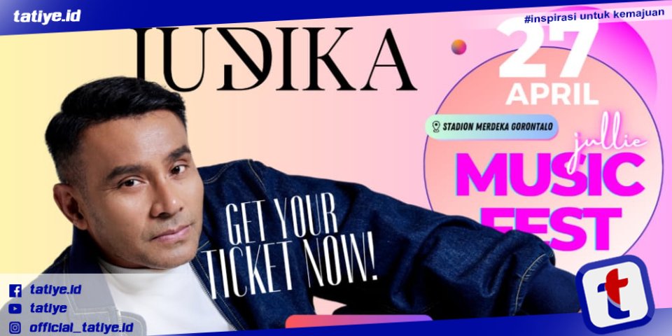 Jullie Music Fest: Pastikan Anda Telah Mengantongi Tiket Konser Judika 27 April&nbsp;Mendatang