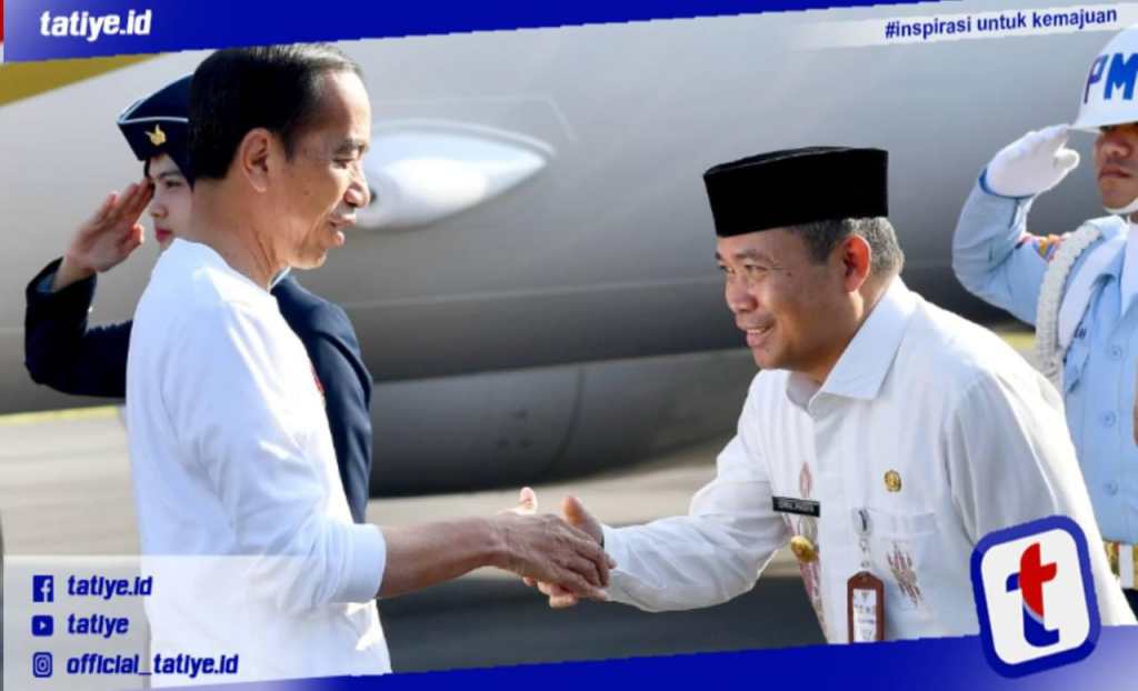 Penjagub Ismail Pakaya Sambut Kedatangan Jokowi di&nbsp;Gorontalo