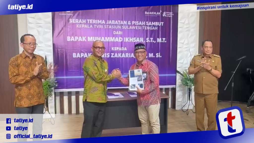 Sertijab Kepala TVRI Sulteng, Dihadiri Langsung Ketua Dewas LPP TVRI