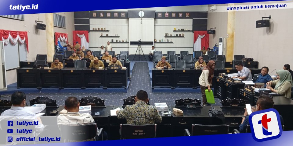TAPD dan Banggar DPRD Kabgor Bahas KUA PPAS 2025