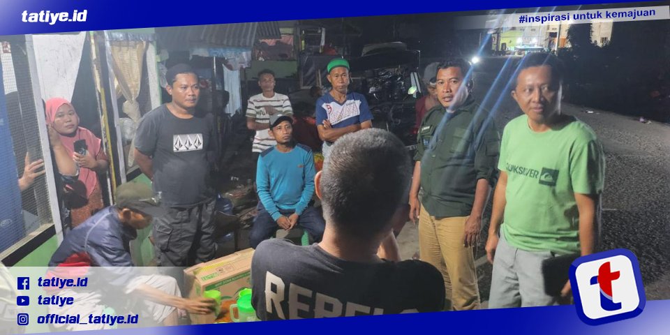 Aksi Bagi Sembako Haris Tome bersama Aleg Jayusdi Rivai