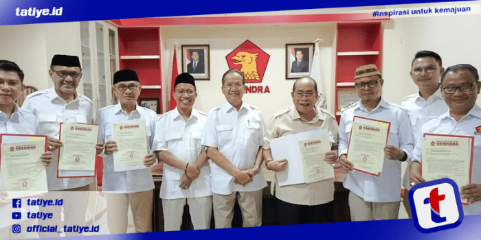 Berikut Daftar Nama Penerima SK Gerindra di Pikada Gorontalo