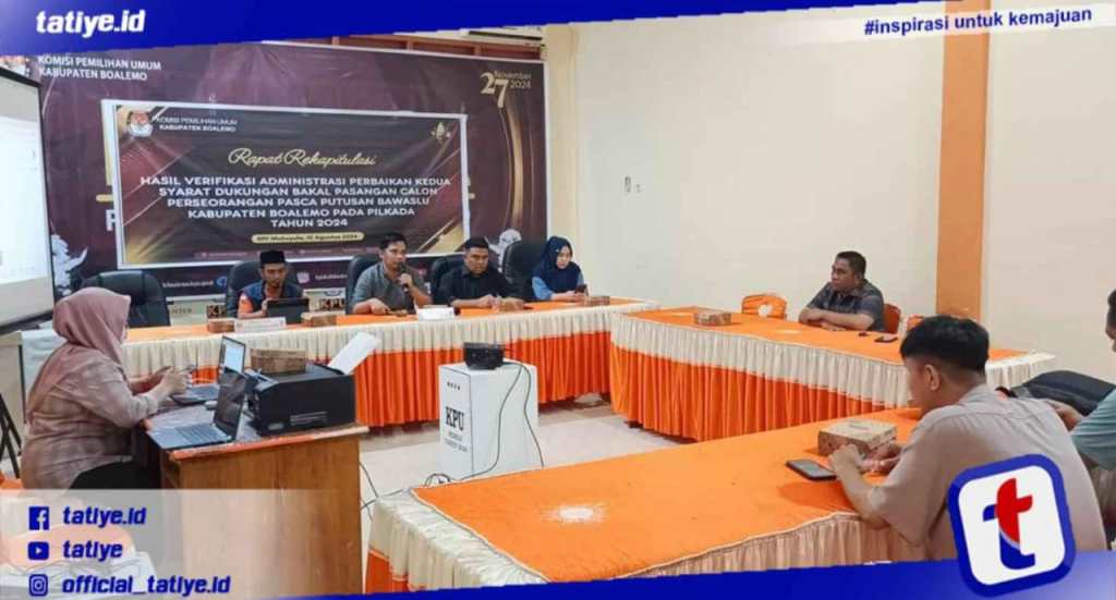 Vermin KPU Boalemo, Bapaslon Independen Wali-Raja Dinyatakan TMS