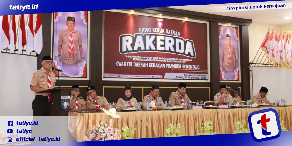Kwarda Gorontalo Gelar Rakerda: Menuju Peran Saka Nasional Wujudkan Pramuka Garuda Berkualitas